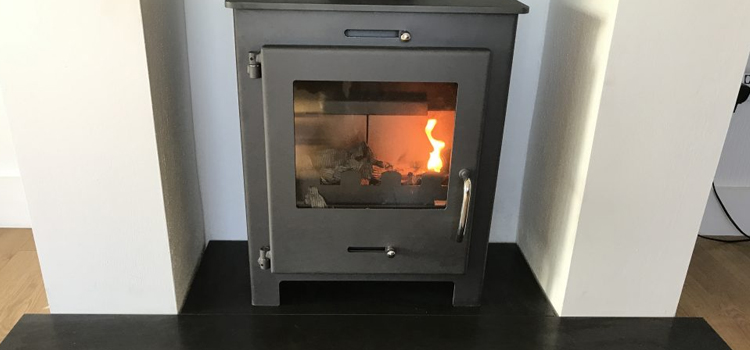 AEG Wood Burning Stove Installation in West Vancouver